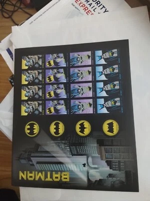 2014 USA - Batman 75th Anniversary - Sheet of 20 Forever Stamps - Sold Out RARE - Image 1 of 2