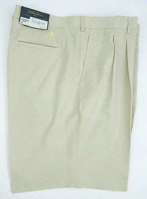 NUEVO Pantalones Cortos de Golf Bobby Jones The Honors Course Ooltewah TN Plisados Oyster Talla 40 Foto 1 de 4