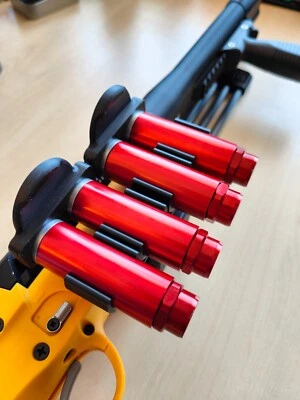 UE3D AEA Scuba Ashinger vierfach Luftkartuschenhalter an Picatinny + 2 x Quickloader