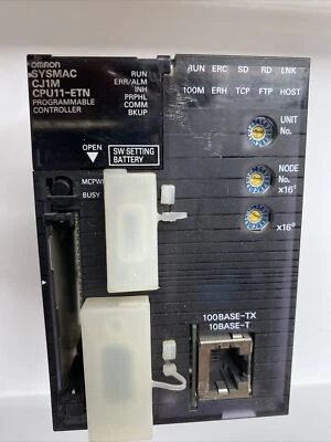 OMRON CJ1M-CPU11-ETN CPU - Imagen 1 de 4