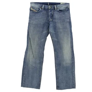 #6794 DIESEL Herren Jeans Hose LARKEE Straight ohne Stretch blue blau 34/32 - Picture 1 of 2