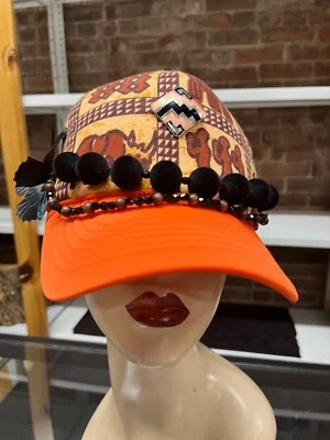 OOAK Decorative Trucker Hat with Vintage jewelry by Selima - Image 1 of 4