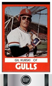 Gil Kubski 1980 TCMA Salt Lake City Gulls #21 California Angels