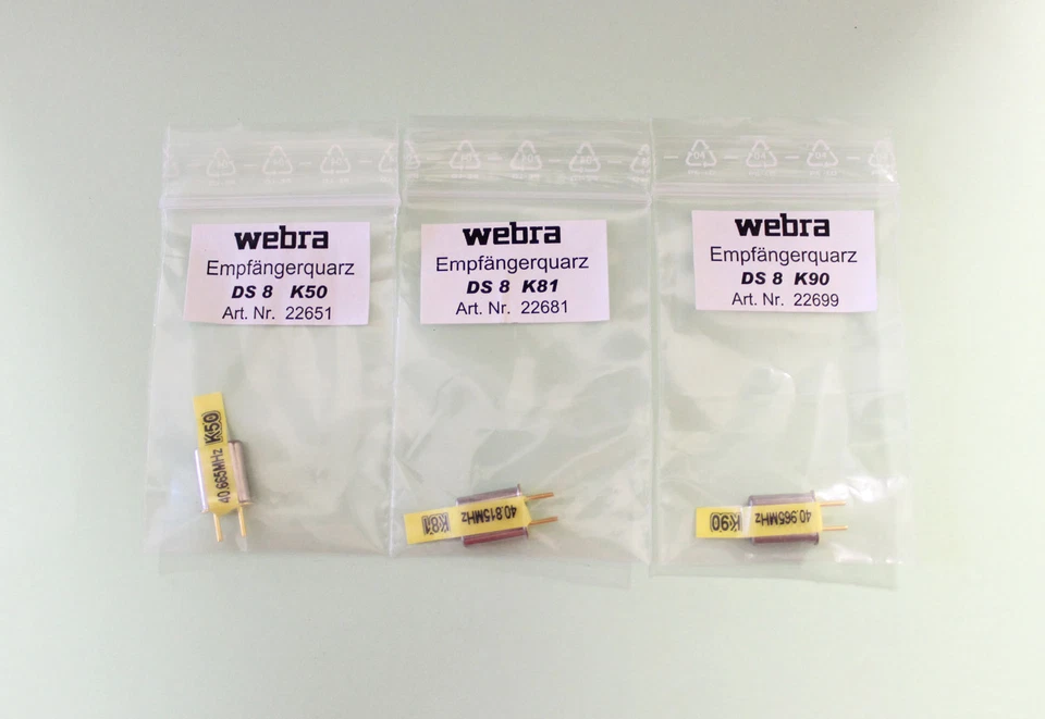 40 MHz Webra Doppelsuper Quarz  Empfängerquarz, Fernsteuerquarz - Bild 1 von 1