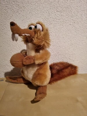 Ice Age Scrat, Säbelzahn-Eichhörnchen, Stofftier, Kuscheltier, Plüschtier, 20cm - Bild 1 von 4