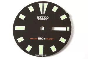 Seiko Diver 6309 dial , luminous (not very strong), new with pins -9649 - Picture 1 of 2