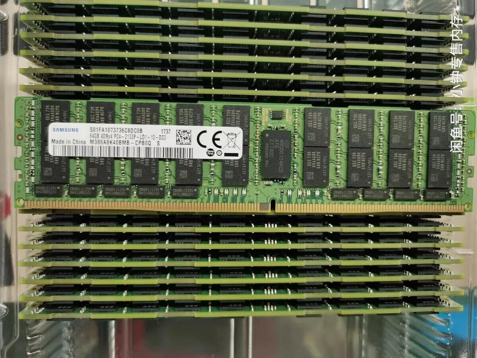 Samsung 64GB 2133MHz DDR4 ECC RAM PC4-17000 SDRAM DIMM 288PIN Server Memory - Image 1 of 1