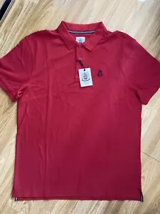 Hurlingham Polo 1875 New Men’s Regular Fit Red XL Polo Shirt RRP £60 - Picture 1 of 4