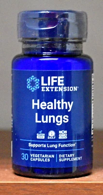Life Extension Pulmones Saludables 30 Cápsulas Boswellia Andrographis Azafrán Foto 1 de 3