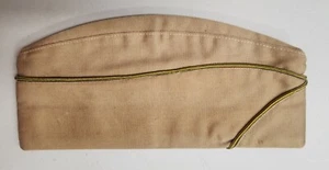 Vintage US EM MILITARY POLICE Piped Garrison - Overseas Cap #78 - Picture 1 of 4
