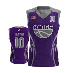 Custom Personalized Sports Uniform Men Women - Kings - Basketball Uniform - Picture 1 of 7