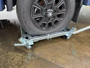 RECOVERY SKATES SELF-JACKING FOLDING RECOVERY SKATES DOLLY WHEEL LOADER ONE PAIR - Picture 1 of 24