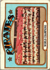 1972 Topps #1 Campeones del Mundo (Piratas de Pittsburgh) Muy Bueno - Imagen 1 de 2