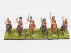 28Mm Ancients Greek Cavalry X 6. Painted. Blue 308