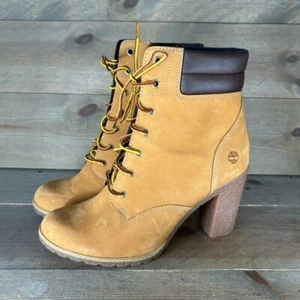 timberland tillston womens size 11 shoes wheat brown heel comfort boots - Picture 1 of 8