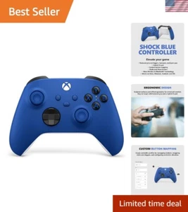 Shock Blue Wireless Game Controller - Perfect for Xbox Series X/S, PC & Mobile - Picture 1 of 9