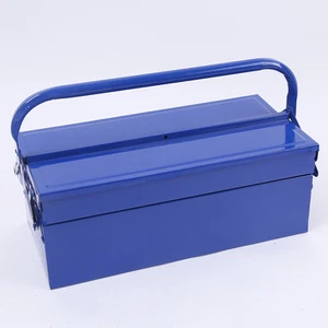 Caja de herramientas de acero voladizo KK 2 niveles portador de almacenamiento de alta resistencia caja de herramientas portátil - Imagen 1 de 2
