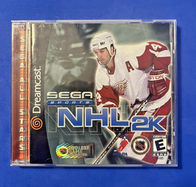NHL 2K (Sega Dreamcast, 2000) Sega Sports Complete with Manual