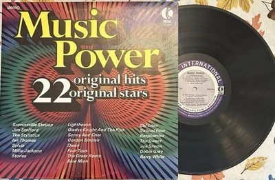 Music Power: 22 Original Hits Stars (1974, Vinyl LP) K-Tel TU-234 - Image 1 of 2