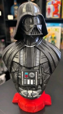 A Bust of Darth Vader. A Custom Star Wars Statue. Great Gift! - Image 1 of 4