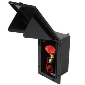 Gas Gassteckdose Außensteckdose Wohnmobil Wohnwagen Caravan rechteck schwarz - Bild 1 von 6