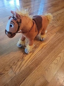 Disney Store Philippe Die Schöne und das Biest Belle's Pferd Plüsch Stofftier stehend - Bild 1 von 12