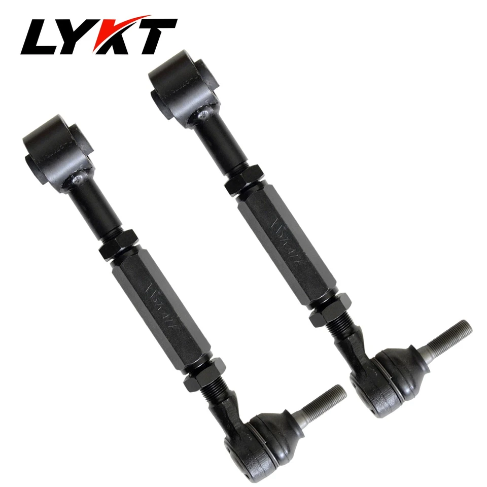 LYKT 2pcs Adjustable Arms Alignment Rear Toe Kit for Subaru、Scion FR-S、Toyota 86 Foto 1 de 4