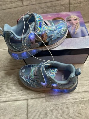 Frozen shoes Light Up Size 8 Girls Sneakers - New In Box W Tags - Image 1 of 4