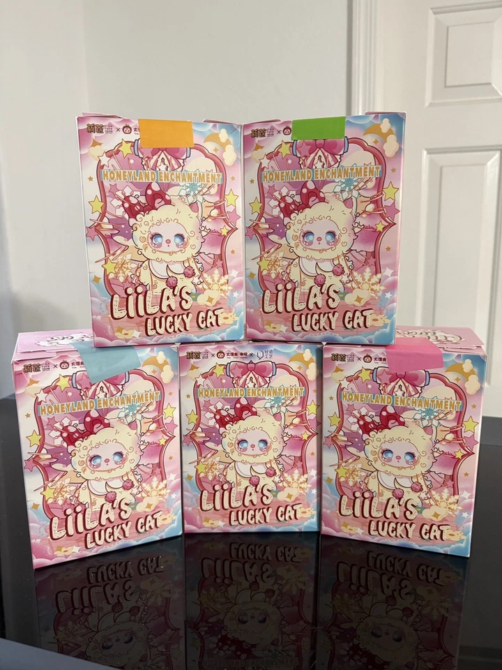 Новый плюшевый кулон Lila's Lucky Cat Honeyland Enchantment — черничный медведь - Изображение 1 из 1