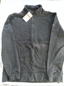 NWT NIKE FOX NFL Golf Pullover Sweatshirt Large Black - Picture 1 of 20