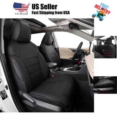 Rav4 Seat Covers Custom Fit for Toyota Rav4 2019 2020 2021 2022 2023 2024 202... - Изображение 1 из 4