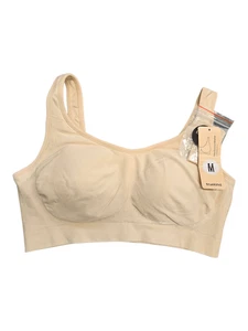 Sujetador inalámbrico Truekind Beige Daily Confirt Talla Mediana NUEVOS ETIQUETAS - Imagen 1 de 7
