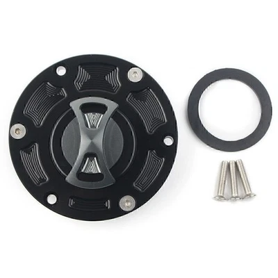 1x Titanium Fuel Gas Tank Cap Aluminum For Kawasaki Ninja 250R EX250 EX300 13-14 - Image 1 of 4