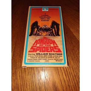 Kingdom Of The Spiders Vhs 1987 William Shatner Horror - Picture 1 of 2