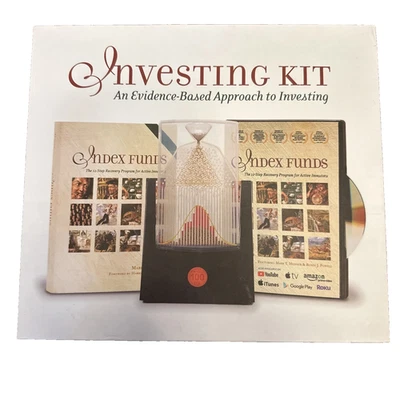 Investing Kit Game GALTON BOARD with Index Fund Book, DVD documentary - Image 1 of 3