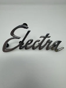 Buick Electra Emblem 1966 GM OEM Nameplate Badge Very Good Condition - Picture 1 of 10