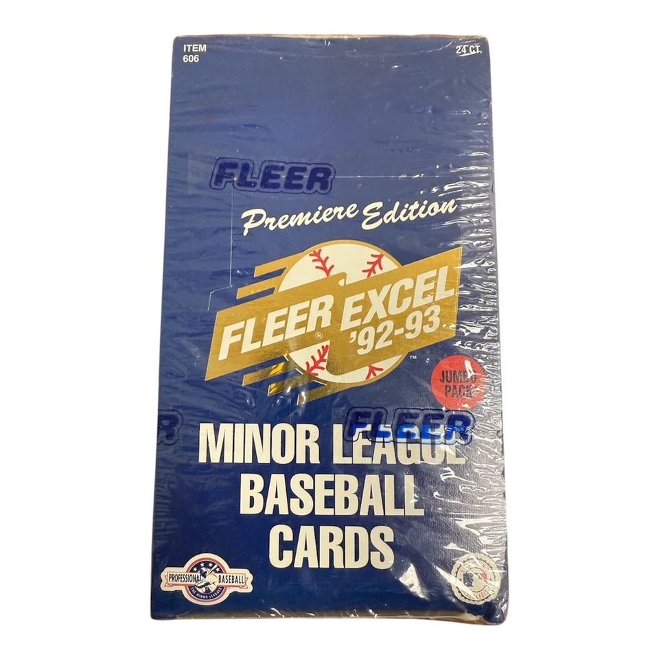 1992-93 Fleer Excel Minor League Baseball Box Possible Derek Jeter XRC