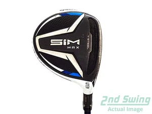 TaylorMade SIM MAX Fairway Wood 5 Wood 5W 18° Graphite Senior Right 42.5in - Picture 1 of 10