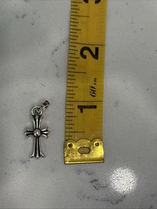 Chrome Hearts Tiny CH Cross Charm Pendant - Picture 1 of 4
