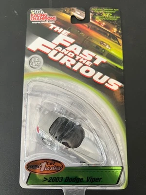 Racing Champions The Fast and Furious 2003 Dodge Viper Silver 1/64 Series 1 - Image 1 of 3