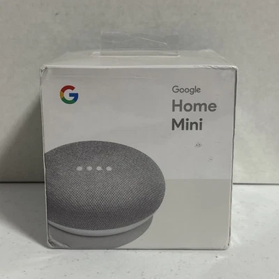 Google Home Mini Smart Speaker Chalk White, GA00210-US - Image 1 of 4