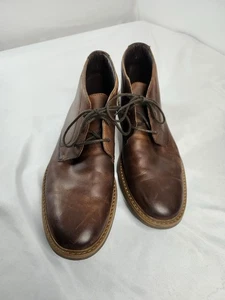 Clark’s Chukka Stiefel Herren Größe 10 M Braun Leder Schnürung Elegant Freizeit Komfort - Bild 1 von 6