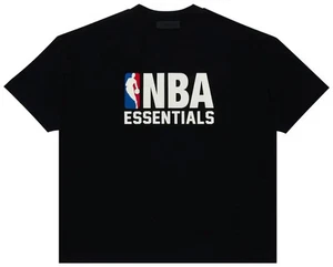 Fear of God Essentials x NBA Tee 'Black' T-Shirts Size XL - Picture 1 of 4
