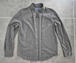 POLO RALPH LAUREN Gr. M Piqué-Hemd Custom Fit Featherweight Mesh Grau Herren - Bild 1 von 4