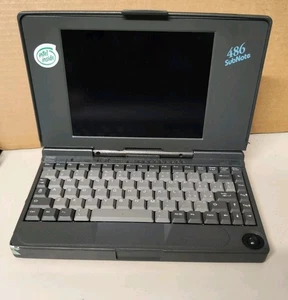 Supermate 486 Sub Note Computer Vintage Chicony SN8660 Intel NO Olivetti Amiga - Foto 1 di 12