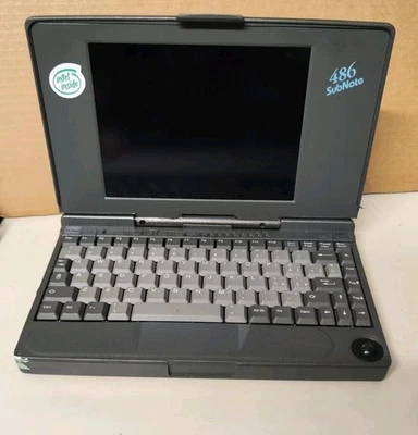 Supermate 486 Sub Note Computer Vintage Chicony SN8660 Intel NO Olivetti Amiga - Bild 1 von 4