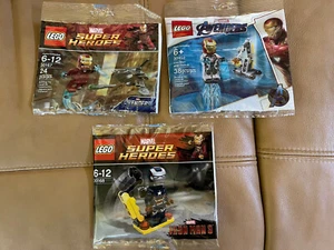 LEGO 30168 Iron Patriot 30167 Iron Man vs Fighting Drone 30452 Dum-E Marvel NEW - Picture 1 of 7