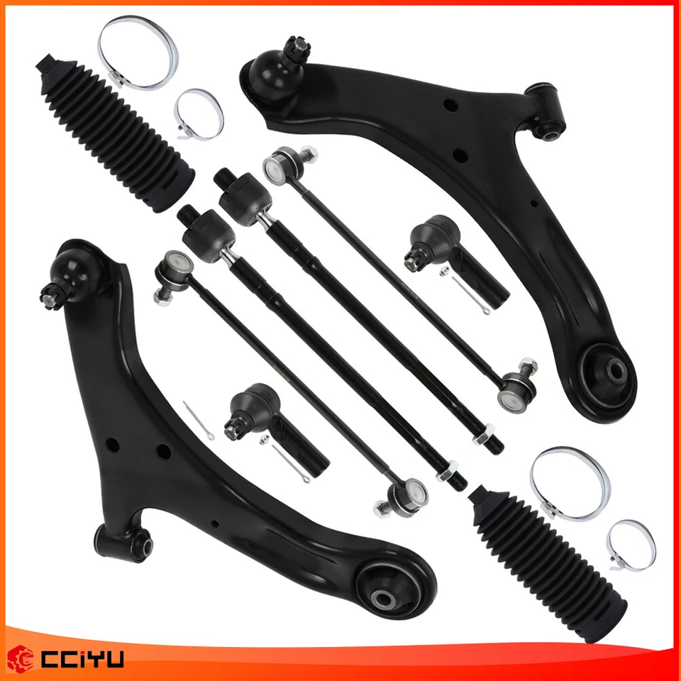 For 2006-2013 Suzuki Grand Vitara Front Lower Control Arm Sway Bar Tie Rod End Foto 1 de 4