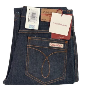 Calvin Klein Womans Bootcut Blue Denim Stretch Jeans Size W28 L34 RRP $140 - Picture 1 of 11
