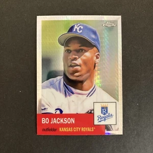 Bo Jackson 2022 Topps Prisma Cromo Platino Refractor #29 KC Royals Hyper Silver - Imagen 1 de 2
